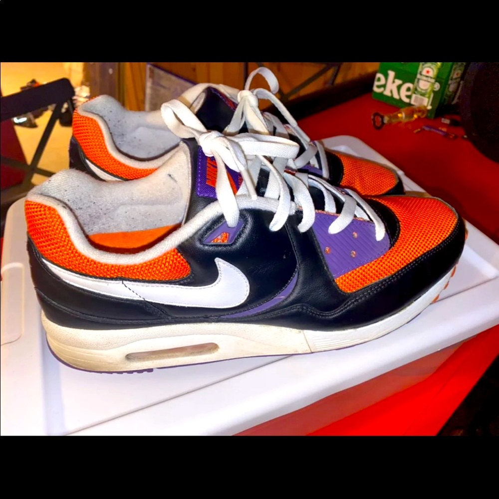 COPY - Nike Air Max Light. Black/Orange/purple. Size 11. Men’s.